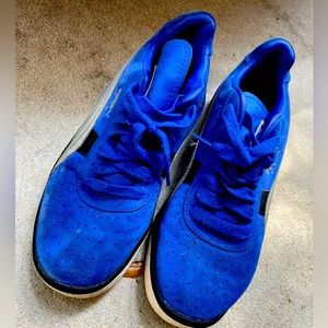 Puma GV Special Blue Silver Suede Athletic Shoes Sneakers